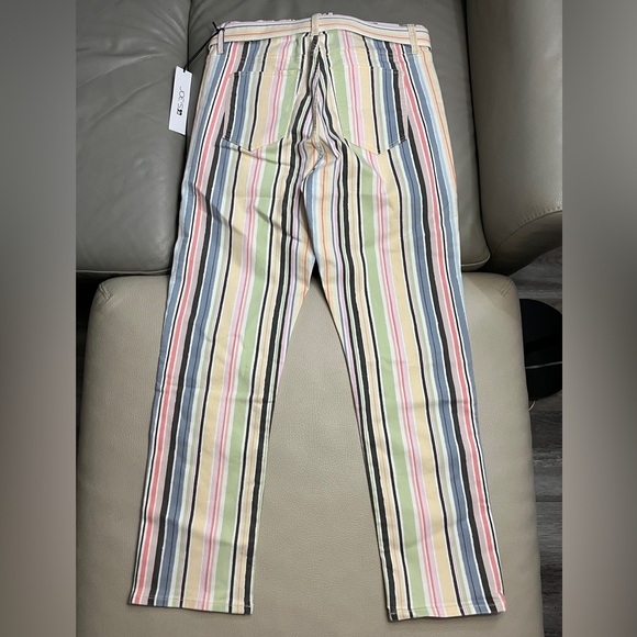NWT - Joe’s Women’s The Luna High Rise Cigarette Ankle Striped Jeans - Size 31 - Picture 8 of 12